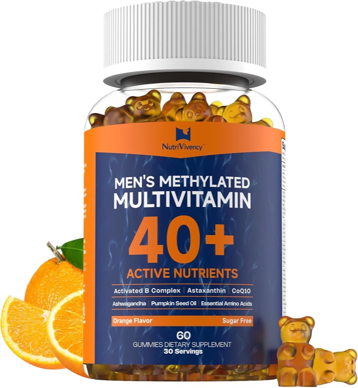 Dóza NutriVivency s metylovanými multivitamínovými želatínovými pastilkami